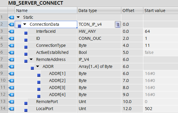 The MB_SERVER_CONNECT DB